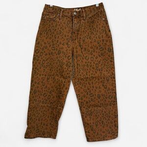 Universal Thread Animal Print Brown Pants